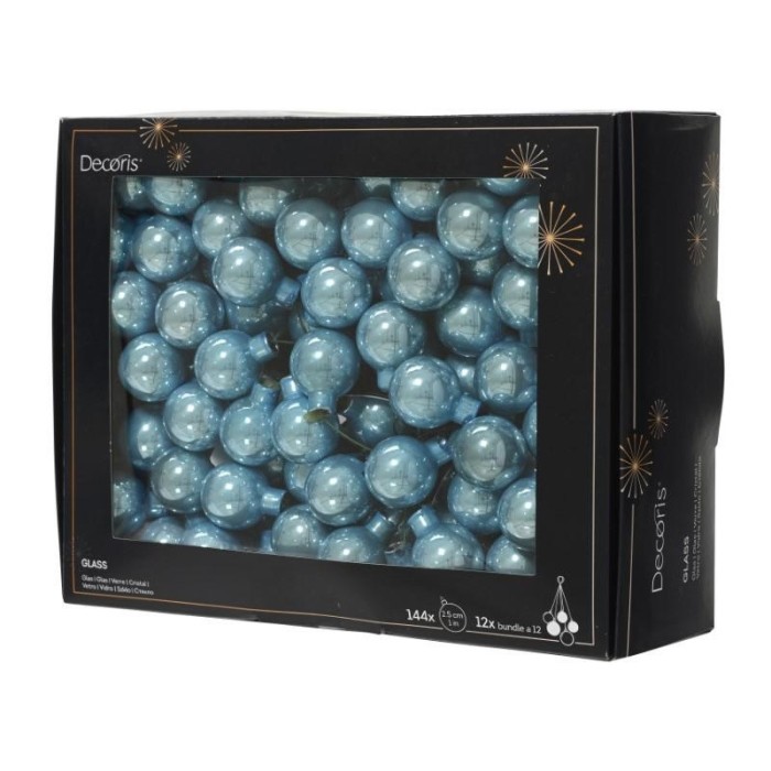 BOX 144 MINI SFERE VETRO D2.5